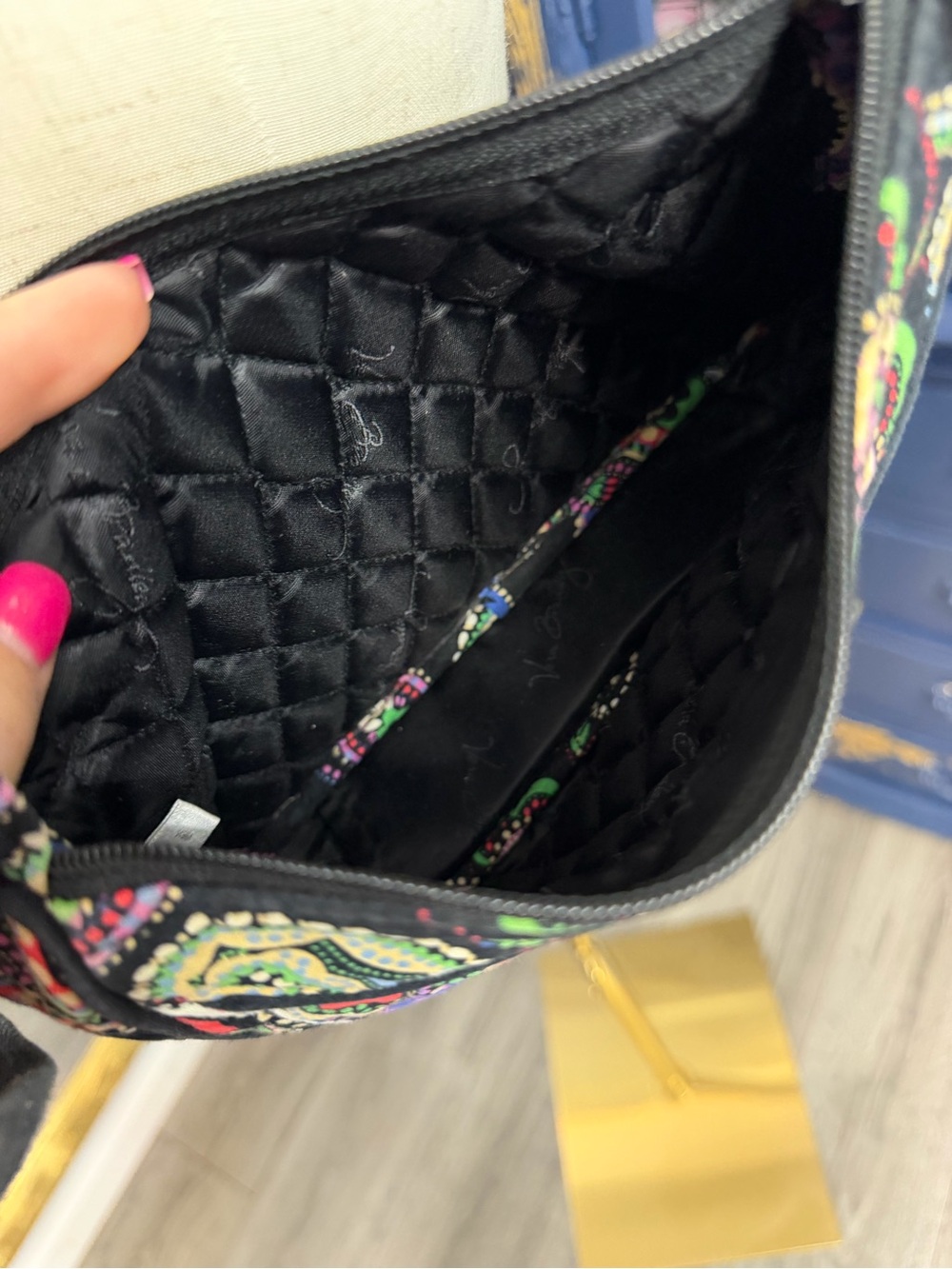 Retired Vera Bradley Kiev Paisley Little Crossbody Bag - Picture 5 of 12
